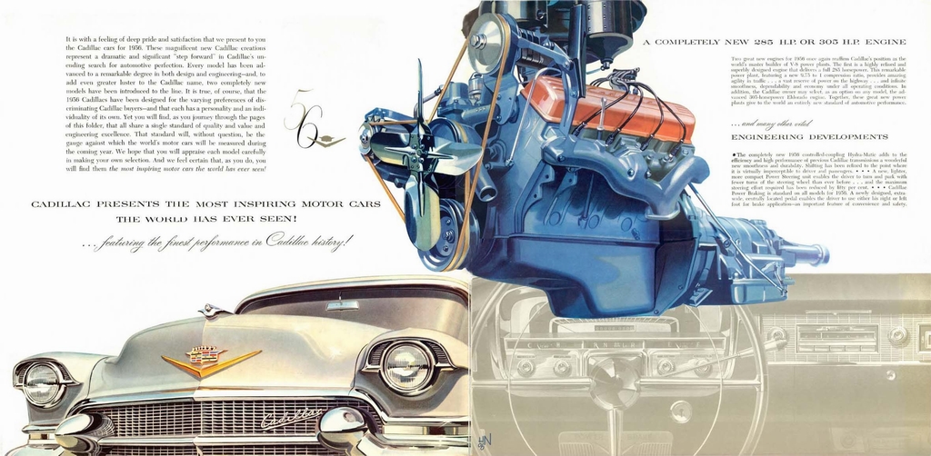 1956 Cadillac Foldout Page 1